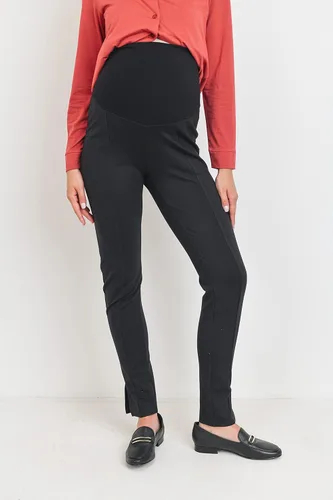 Vista 2 de LaClef Pantalones de maternidad elásticos sobre el vientre para mujer
