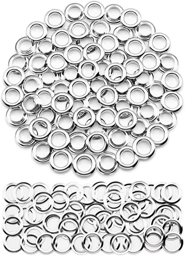 Vista 33 de SEMINI 800 Sets 4 Colors 6mm Grommet Eyelet Kit with Install Tool Kit