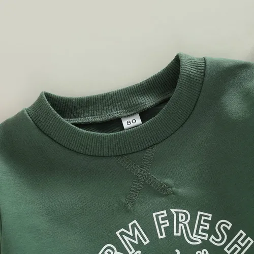Vista 205 de Disfraz de Halloween para bebé, sudadera de calabaza con cuello redondo, suéter de manga larga, ropa de otoño