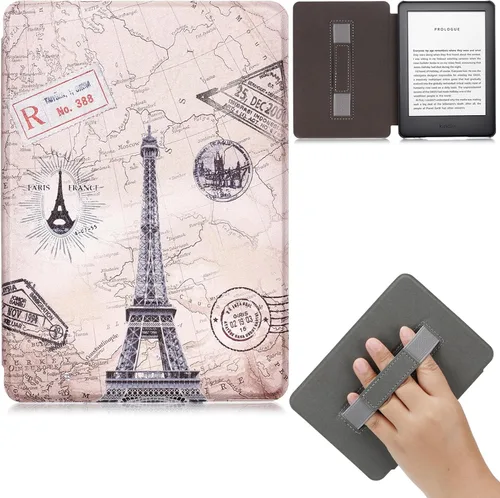 Vista 20 de Funda para Kindle (10ª generación 2019), piel sintética, delgada, ligera, con funda protectora inteligente de encendido y apagado automático
