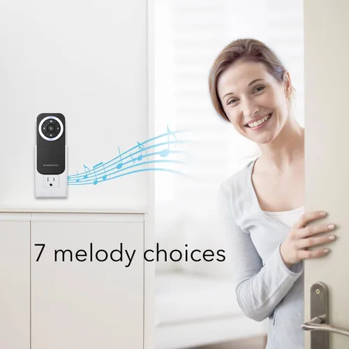 Vista 7 de Wasserstein Timbre de timbre – Compatible con el timbre Blink Video Doorbell (paquete de 1, negro)