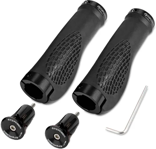 Vista 15 de Puños ergonómicos de manubrio de bicicleta, de Topcabin, con amplia superficie de agarre