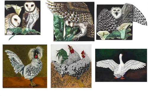 Vista 4 de Greeting Cards Original Art by Babette Gazarian-Cherne' KOI