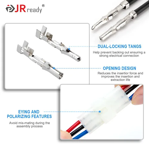 Vista 5 de JRready ST6554 Kit de Conectores de 2 3 4 6 Pines.093”.062” Herramienta de Extracción de Pines Molex Extractor de Terminales Engarzadas