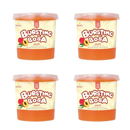 Vista 14 de Bossen Bursting Boba Pure25 relleno con un refrescante líquido afrutado que crea una explosión de sabor en tu boca. Haz en Taiwán 7.04 libras cada