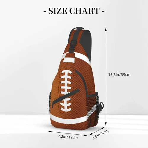 Vista 3 de SURERUIM Bolso bandolera estampado con patrón para mujeres y hombres, mochila cruzada para el hombro, bolsas de pecho, gimnasio, viajes, senderismo