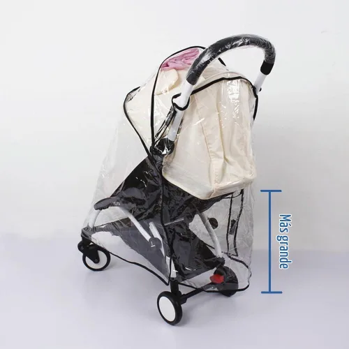 Vista 2 de SeedFuture - Funda impermeable para cochecito Babyzen YOYO, resistente al viento y al agua
