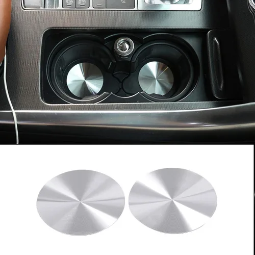 Vista 3 de Acero inoxidable coche titular de la cubierta Mat Trim para Alfa Romeo Giulia Stelvio 2017 2018