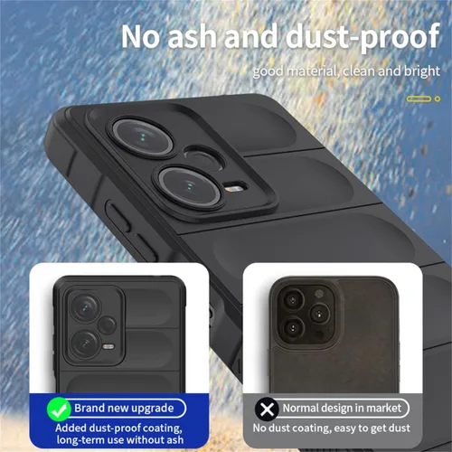 Vista 6 de Funda compatible con Xiaomi Redmi Note 12 Pro Plus 5G Funda de silicona suave a prueba de golpes a prueba de arañazos a prueba de polvo resistente
