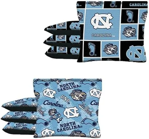 Vista 5 de Cornhole BEANBAGS Made w Oklahoma Sooners OU Fabric Set of 8 ACA Regulation Game Toss Bags