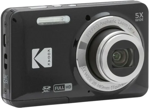 Vista 3 de Kodak PIXPRO FZ55 - Cámara digital compacta de 16 MP, zoom óptico 5X Negro