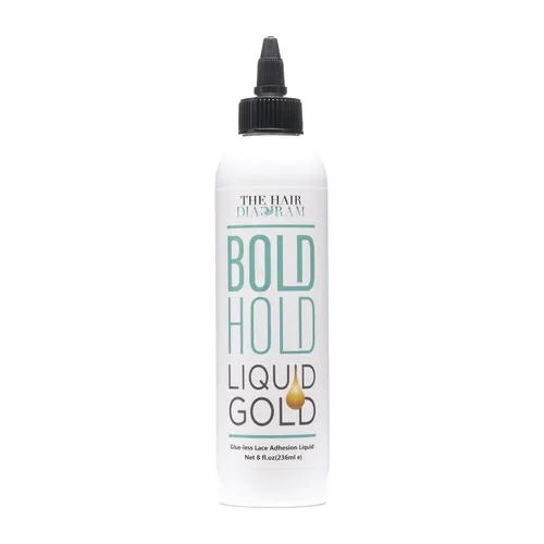 Vista 10 de The Hair Diagram - Bold Hold Liquid Gold Reloaded - Gel de encaje sin pegamento - Fijación temporal para pelucas y sistemas capilares - Agente