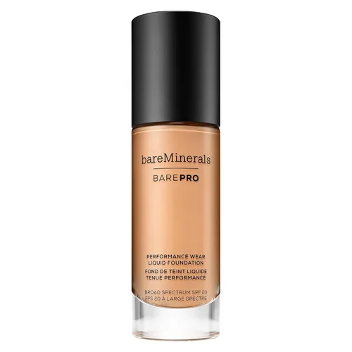 Vista 21 de bareMinerals BarePro 24HR Wear Matte Liquid Foundation Mineral SPF 20, Base de maquillaje de cobertura completa para piel madura, libre de aceite