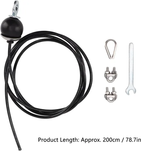 Vista 8 de Fitness Pulley Cable Fitness Replacement Cable Fitness DIY Pulley Machine Attachment System