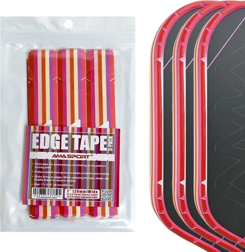 Vista 52 de PICKLETECH Cinta de protección de pala de pickleball – Protector de borde de cabeza de paleta – Cinta de protección de borde de raqueta ajuste
