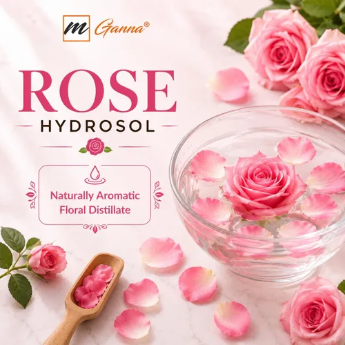 Vista 6 de Pure Rose Hydrosol 4 fl oz / 4.0 fl oz esencia floral natural para la belleza
