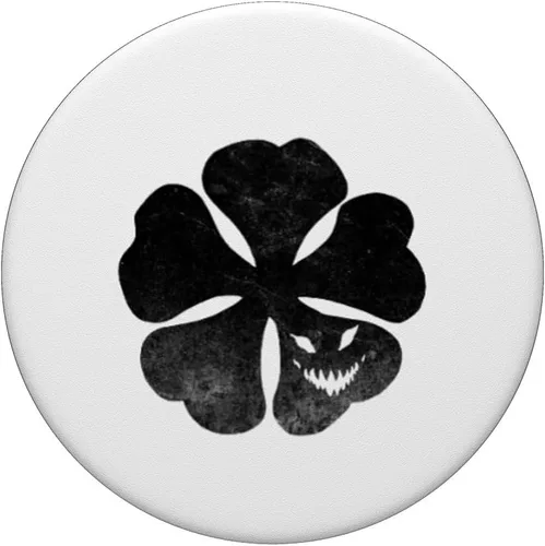 Vista 3 de PopSockets de trébol negro estándar PopGrip