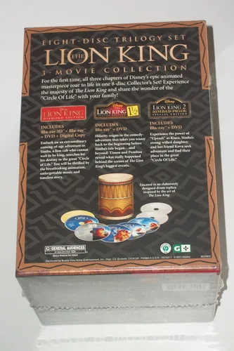 Vista 4 de The Lion King Trilogy (Eight-Disc Combo Blu-ray 3D Blu-ray DVD Digital Copy) 3D Blu-ray