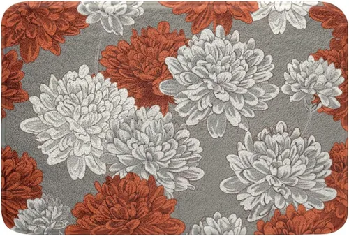 Vista 16 de Erosebridal Alfombra de baño amarilla de sol y luna de 16 x 24 pulgadas, alfombra de área de girasol, vintage, indio, bohemio, floral, alfombra