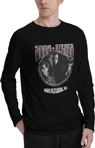 Vista 2 de Soda Stereo Long Sleeve Man's Fall Casual Round Neck Pullover