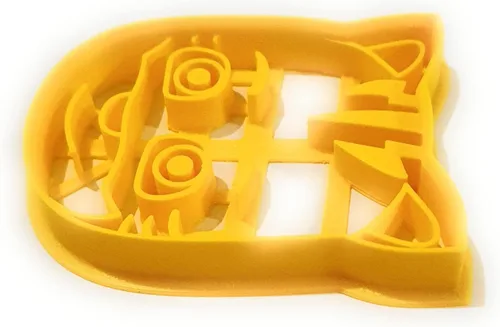 Vista 5 de Cortadores de galletas T3D inspirados en el cortador de galletas de máscara de pijama, adecuado para pasteles, galletas y fondant, molde de galletas