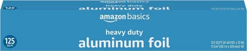 Vista 5 de Amazon Basics Papel de aluminio resistente, 125 pies cuadrados (Paquete de 1)