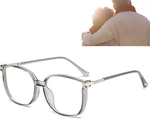 Vista 4 de Gafas de lectura de luz anti-azul portátiles de moda para mujer, con diamantes brillantes