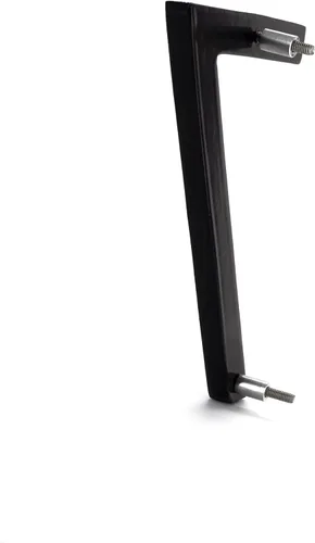 Vista 4 de Montague Metal Products MHN-08-F-BK1-7 Número de casa flotante, 8 x 5.88 x 0.375 pulgadas, negro