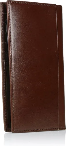 Vista 2 de Ariat - Cartera para hombre con incrustaciones de flores color marrón