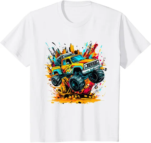 Vista 30 de Monster Trucks Are My Jam - Camiseta Monster Truck, Negro