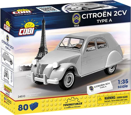 Vista 2 de COBI Youngtimer Collection Citroen 2CV - Juego de construcción de vehículos, 80 piezas