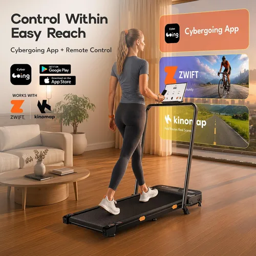 Vista 5 de Cybergoing Caminadora T12 Walking Pad para el hogar con tecnología Bosch®