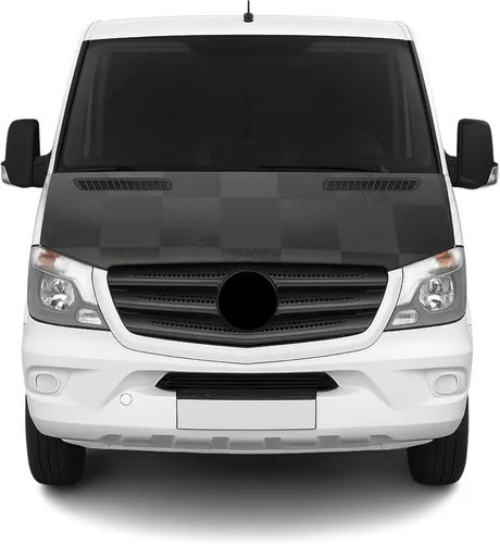 Vista 10 de OMAC Máscara de Capó de Coche Sujetador de Capucha para Mercedes Sprinter W906 2006-2013 Cobertura Completa