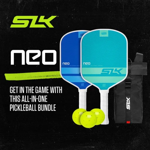 Vista 3 de Selkirk Sport SLK - Juego de raquetas de pádel de 2 Diseñadas en los Estados Unidos Elija el juego SLK Neo de grafito, el juego SLK Neo de fibra