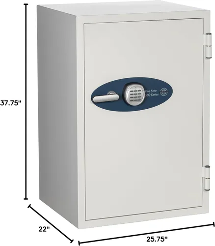Vista 8 de Caja fuerte ignífuga de 2 horas – Cerradura digital – Seguro contra incendios y clasificación de impacto – Resistente al agua – Kit atornillado