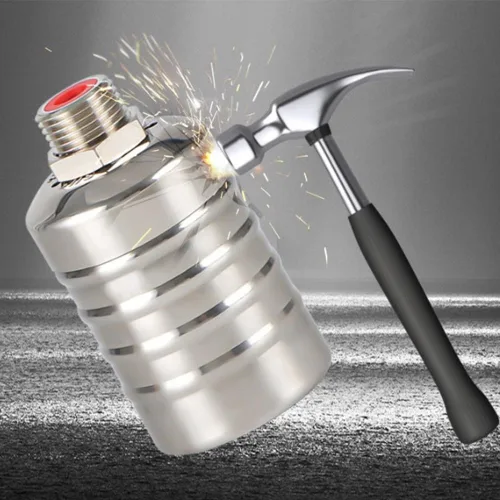 Vista 6 de FABULETTA Válvula de flotador de acero inoxidable 304 con adaptador - para control automático del nivel de agua