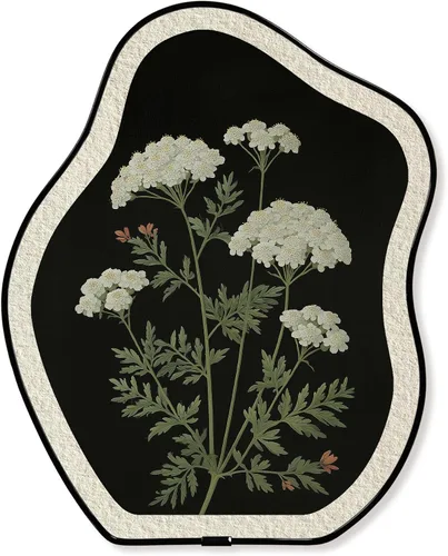 Vista 32 de KVEKVE Dark Academia - Decoración ovalada enmarcada para pared, paisaje gótico, naturaleza, luna Moody, decoración colgante, para pared o mesa