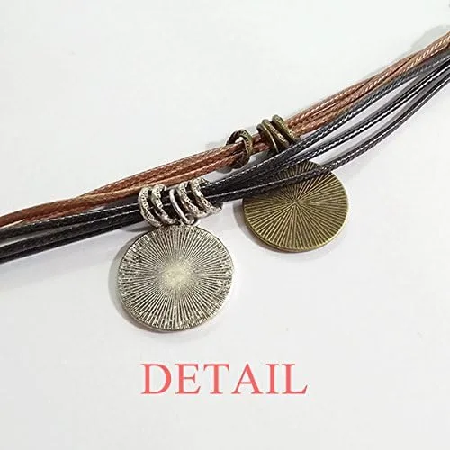 Vista 3 de DIYthinker Kazan Russia National Symbol Pattern Bracelet Rope Hand Chain Leather Princess Wristband