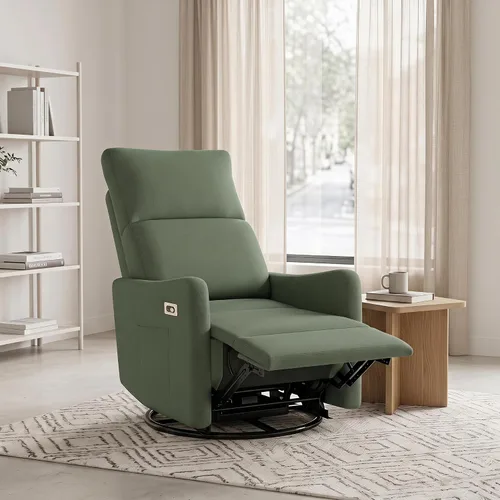 Vista 23 de Silla reclinable giratoria de 270° para adultos