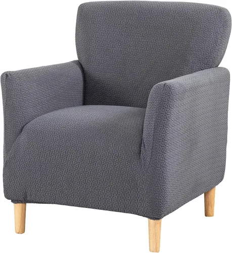 Vista 34 de HAOYONG - Funda elástica de terciopelo para silla de banquete, fundas para sillas de 1 pieza, fundas para sillones de sofá, funda suave para sillón