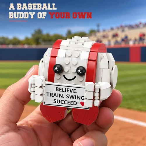 Vista 5 de INSOON Juego de construcción de guantes de béisbol 3D para adultos