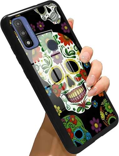 Vista 316 de Funda para Motorola Moto G Stylus 5G 2021 de vidrio templado, funda negra con diseño de mujer negra africana para mujeres y hombres, antiarañazos, a