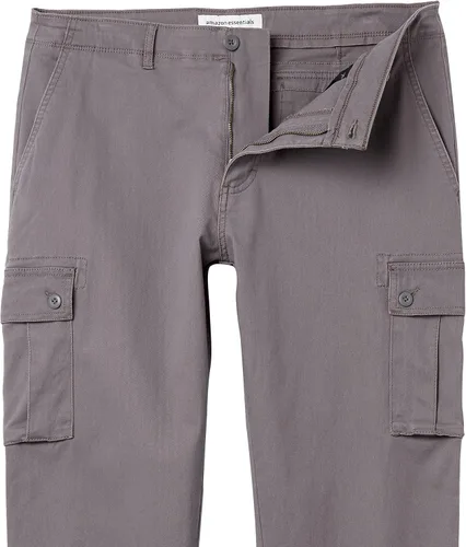 Vista 8 de Tienda Essentials Men's Straight-Fit Stretch Cargo Pant (Available in Big & Tall)