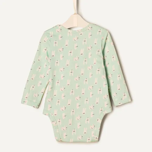 Vista 5 de Tienda Essentials x Sofia Grainge - Body unisex de manga larga con cuello redondo, 3