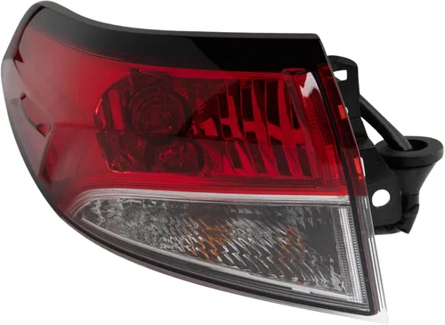 Vista 157 de Ensamble de luz trasera exterior TRQ para lado del conductor izquierdo trasero. Compatible con Toyota Corolla XLE 2020, 2021, 2022 y Toyota Corolla