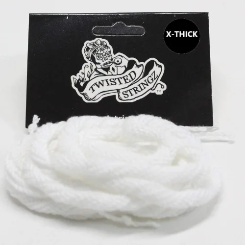 Vista 3 de Twisted Stringz Cuerdas Yo-Yo – Poliéster – Cuerda YoYo sólida extra gruesa – 10 unidades (blanco)