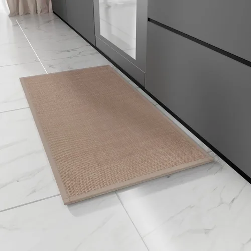 Vista 20 de Hargiis Alfombra de cocina de goma antideslizante, lavable, absorbente para piso, lavable a máquina, para frente del fregadero, puerta, lavandería