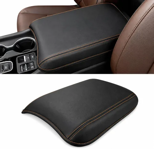 Vista 35 de Accesorios interiores personalizados para Lexus RX350 2010 2011 2012 2013 2014 2015 Cubierta de caja de reposabrazos tapa de consola central, cojín