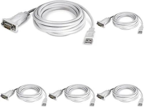 Vista 14 de TRENDnet Cable convertidor USB a serie de 9 pines, TU-S910, adaptador USB a serie RS232, compatible con Windows y Mac, USB1.1, USB2.0, USB3.0, 9.8