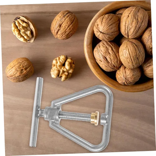 Vista 5 de Nut Cracker - Herramienta de cascanueces de acero inoxidable para nuez, avellana, almendras, nueces de nuez y nueces, nueces de nuez